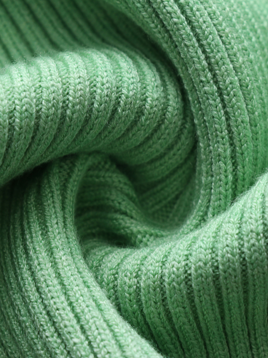 Smaibulun Doll | Low Neck Tie Open Back Knit Dress - Mint