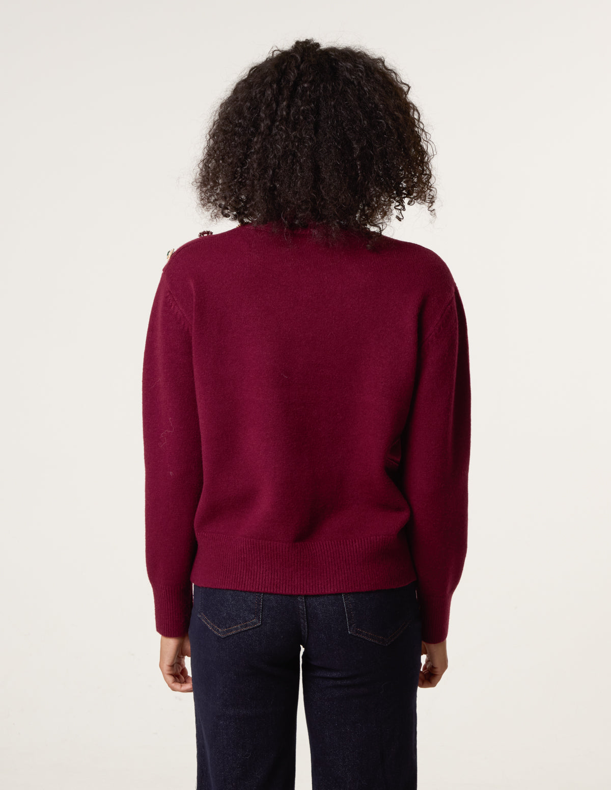 Jewel Button Jumper