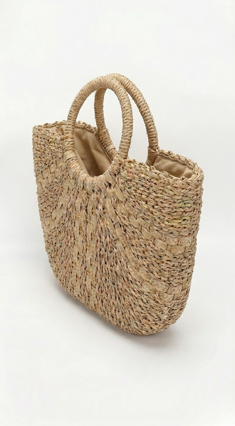 Seabreeze Straw Bag - Khaki