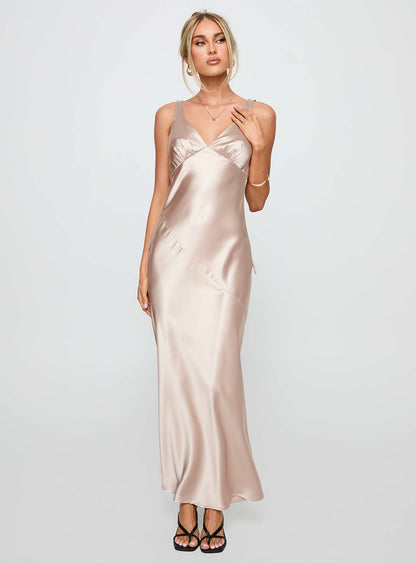 Northern Star Maxi Dress Champagne
