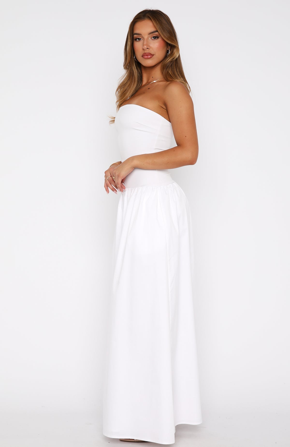 Take Back Maxi Dress White