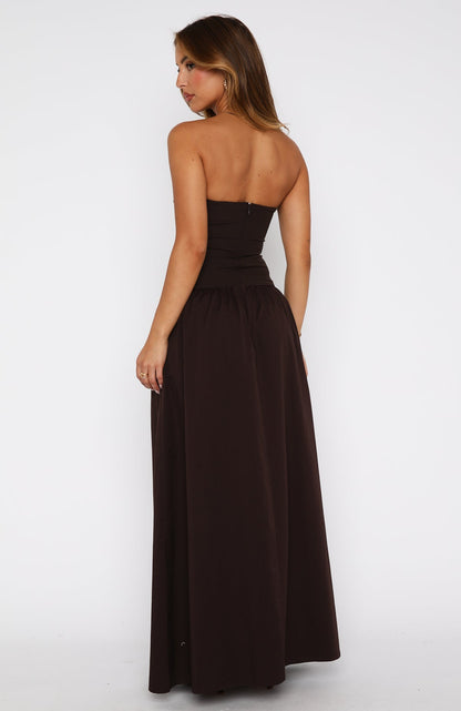 Take Back Maxi Dress Chocolate