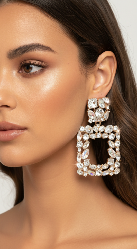 Crystal Drop Earring
