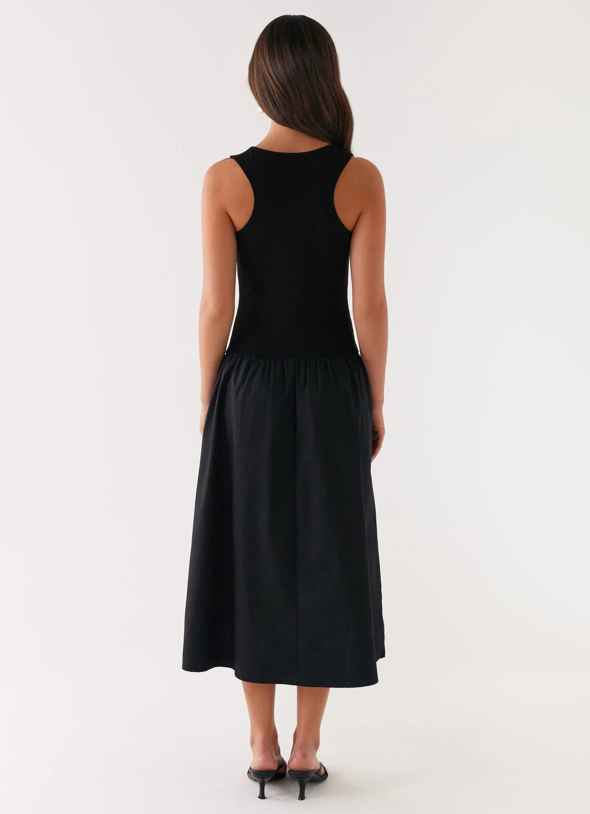 Duchess Midi Dress - Black