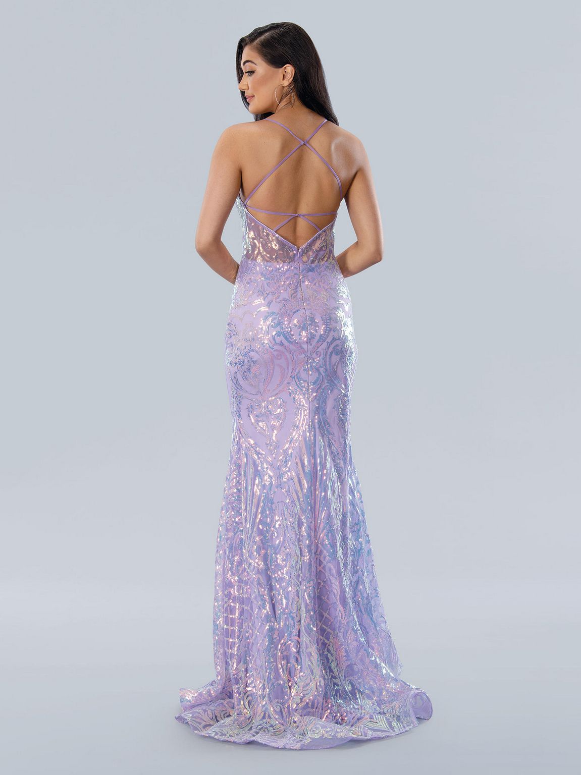 Stella Couture 24115 Sequin Formal Long Prom Dress