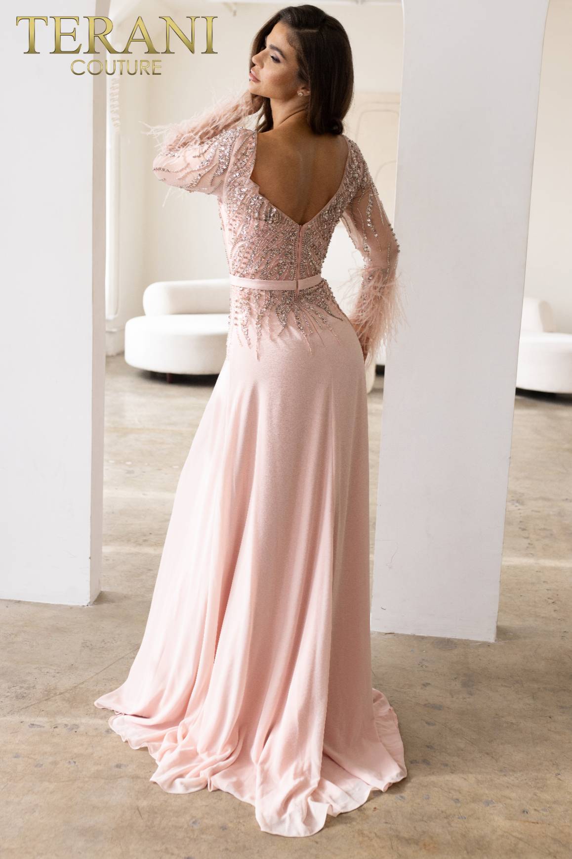 Terani Couture 241M2718 Long Formal Mother of the Bride Dress