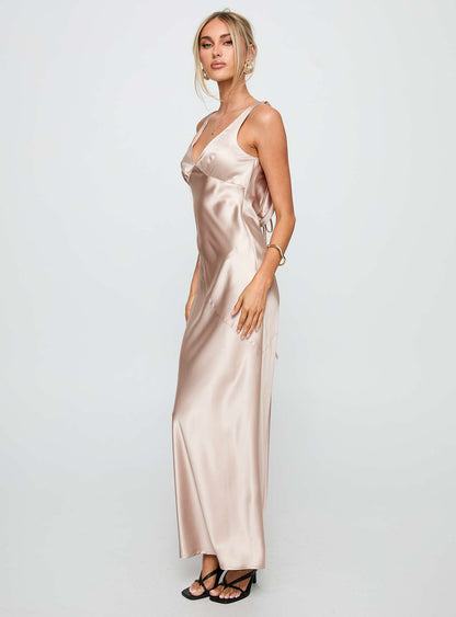 Northern Star Maxi Dress Champagne