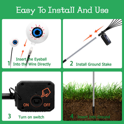 🎃 Early Halloween Sale – Solar Eyeball Garden Lights