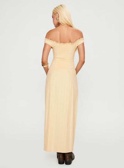 Bryar Maxi Dress Yellow