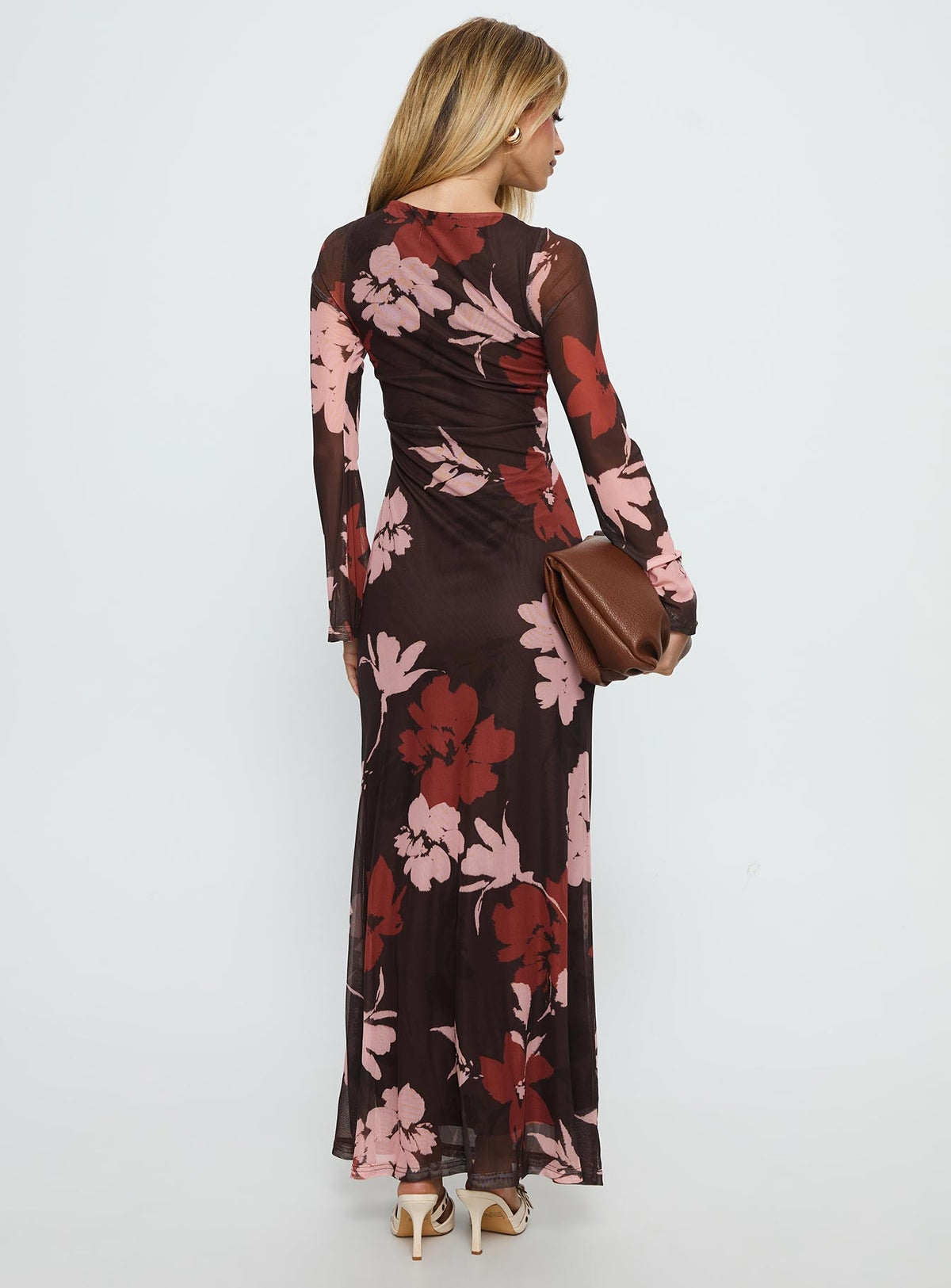 Istefania Long Sleeve Maxi Dress Multi