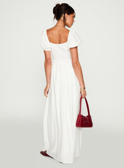 Summer Song Maxi Dress White