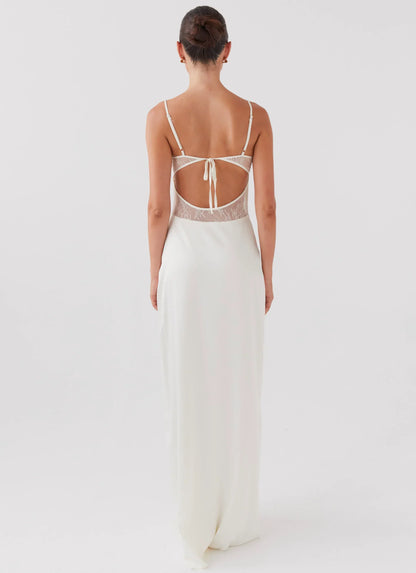 Palais Royale Lace Maxi Dress - Antique