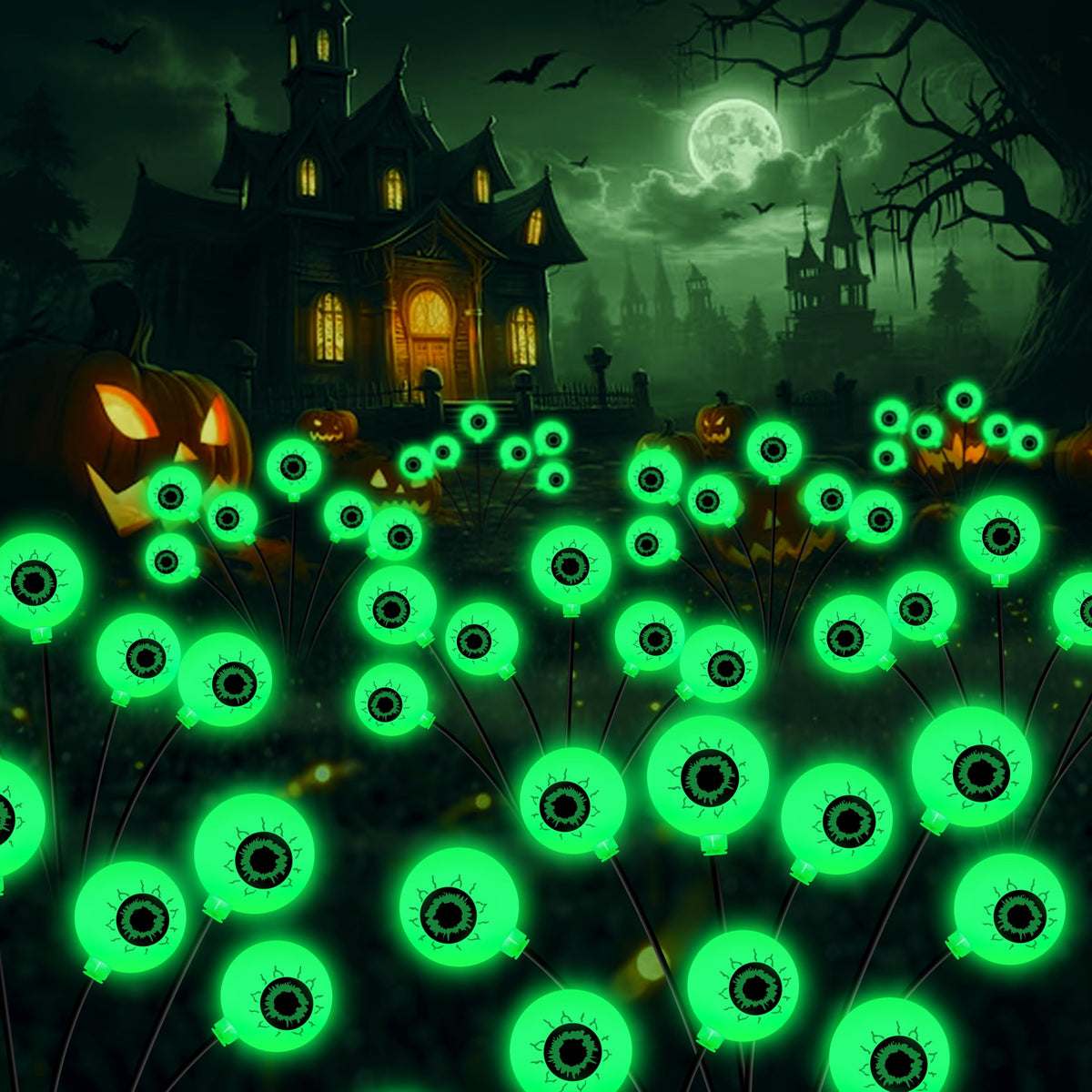 🎃 Early Halloween Sale – Solar Eyeball Garden Lights