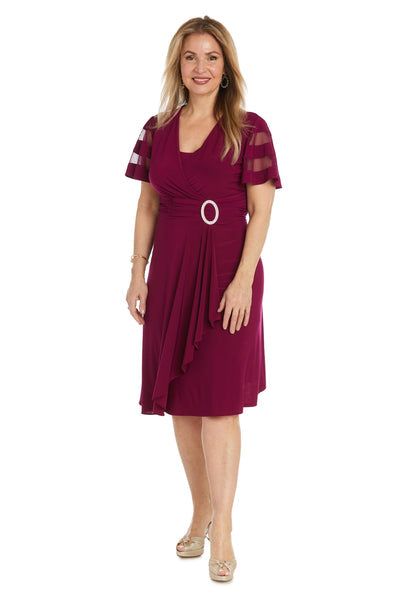 Short Mother of the Bride Dress Cocktail R&M Richards 9129