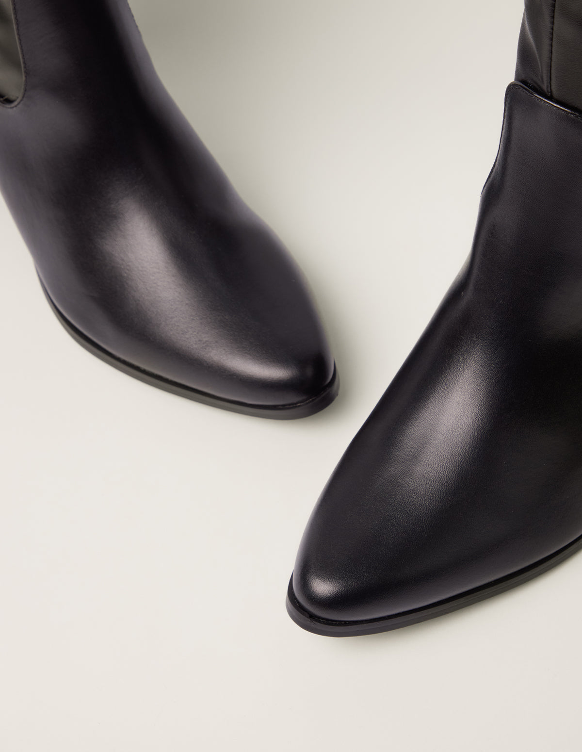 Knee High Leather Look Boots