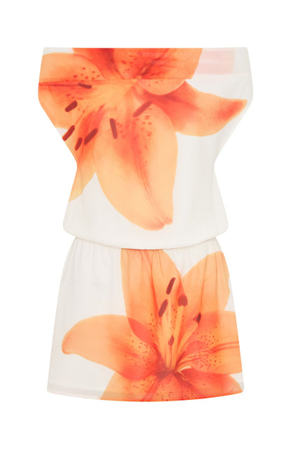 Mystified Off Shoulder Mini Dress Marigold Twist