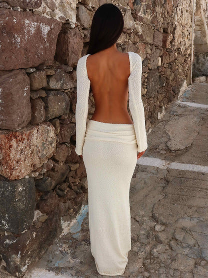 CAMILLO MAXI SKIRT CREAM