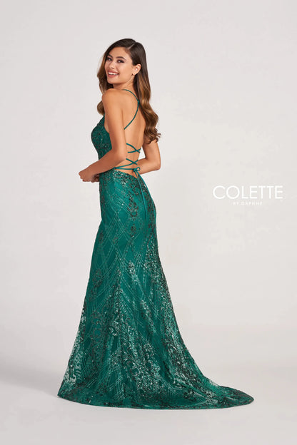 Colette CL2031 Prom Long Glitter Formal Dress