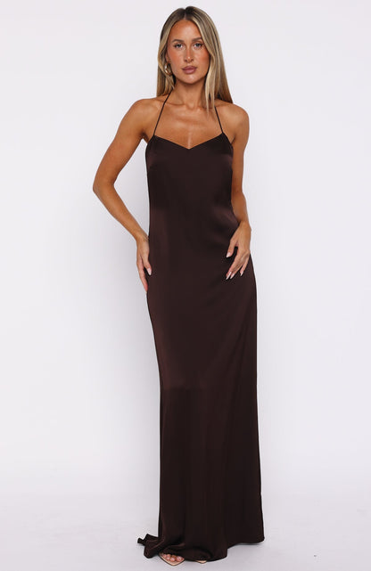 Amore Maxi Dress Dark Chocolate