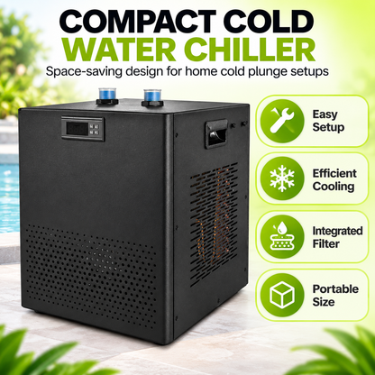 🔥 2°C Cold Plunge Ice Bath with T1 Chiller – 340L Portable Recovery Barrel