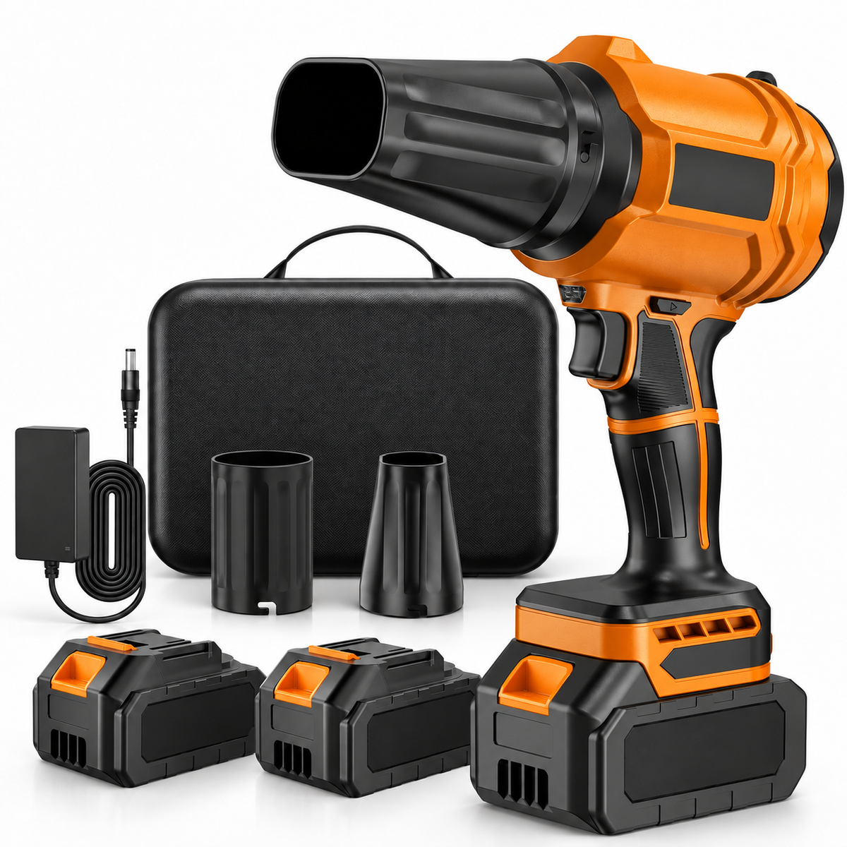 🔥 Fall Sale – 980,000 RPM Cordless Leaf Blower – 2 Batteries & Charger Included