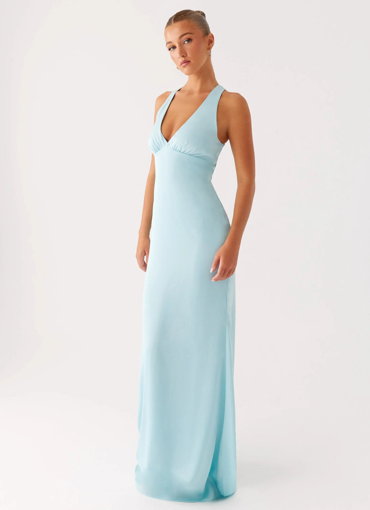 Desi Halterneck Maxi Dress - Mint