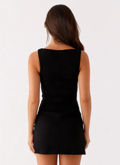 Flashback Mini Dress - Black
