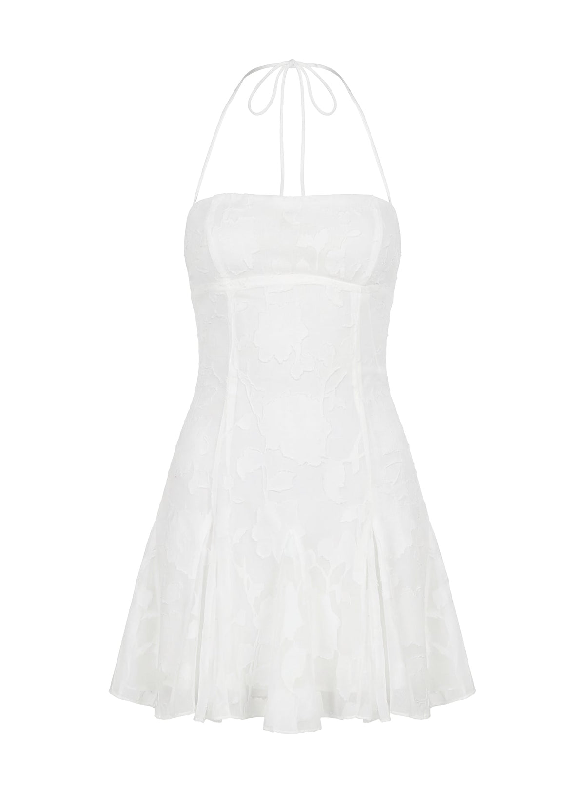 Delamere Mini Dress White Burnout