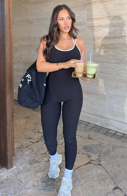 Ignite Jumpsuit Black/White