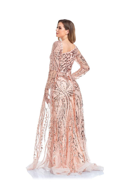 High Couture NR2262 Long Formal Beaded Prom Dress