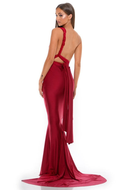 Portia and Scarlett PS6110 LILIANNA Long Sleeveless Fitted Formal Dress