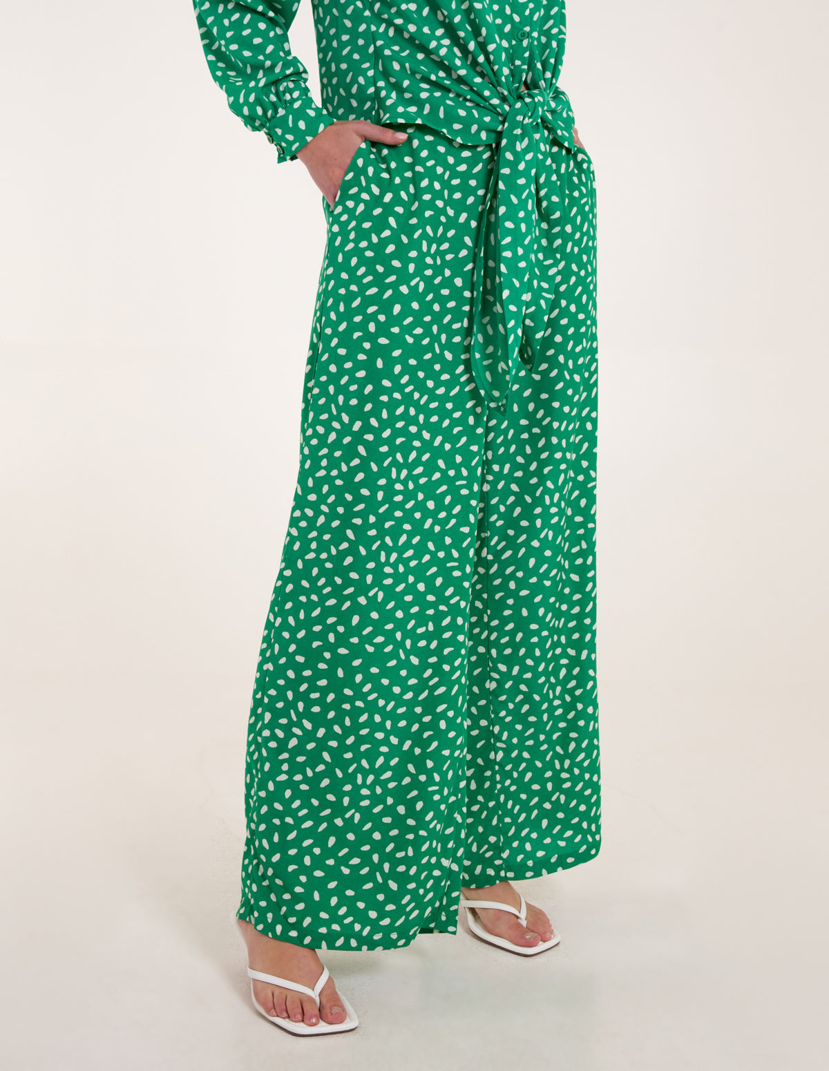 Abstract Polka Dot Trousers