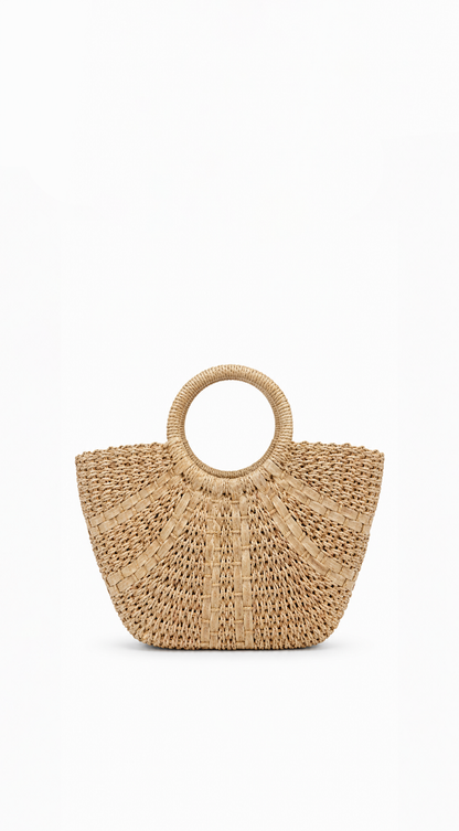 Seabreeze  Straw Bag  - Khaki