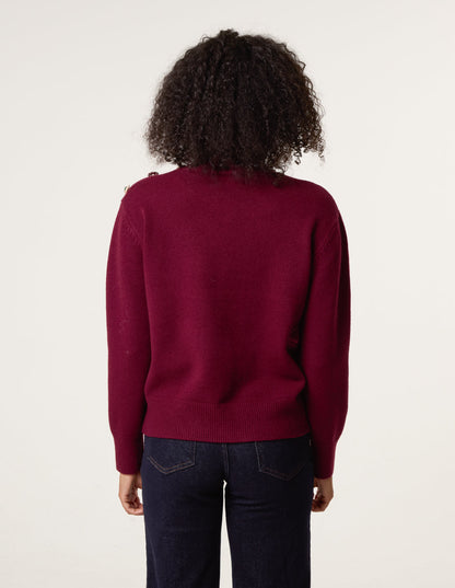 Jewel Button Jumper