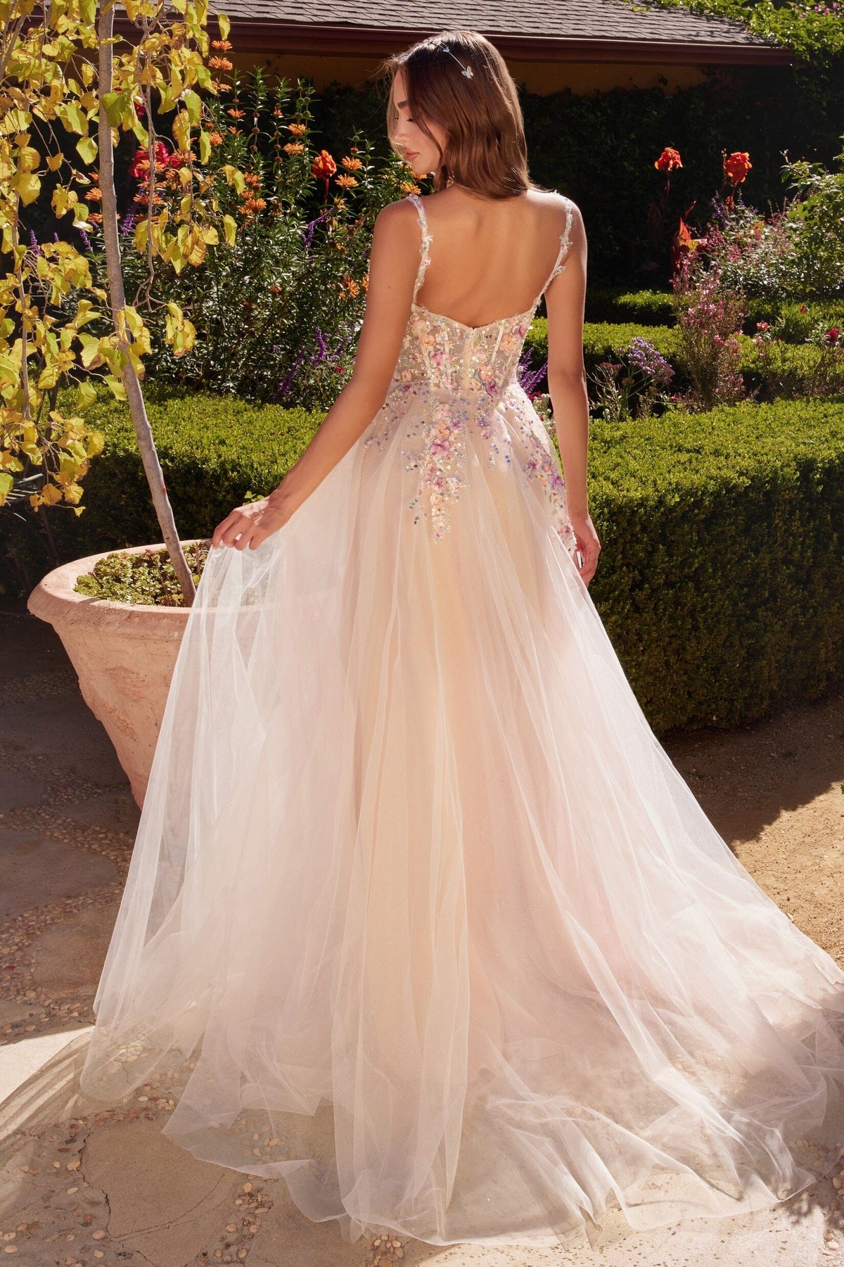 Andrea & Leo A1288 Formal Floral Prom Long Dress
