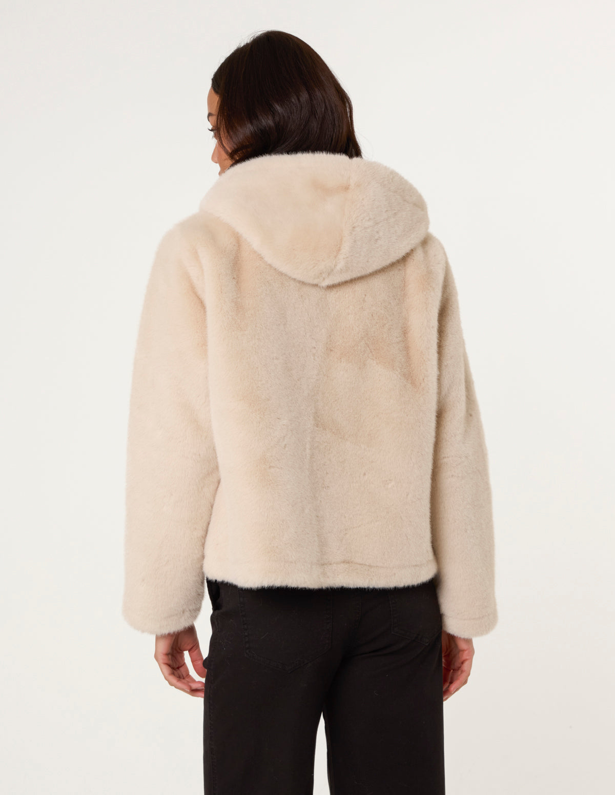 Faux Fur Hooded Jacket