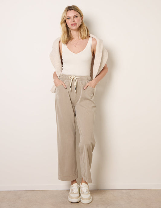 Elasticated Waist Trouser With Drawstring