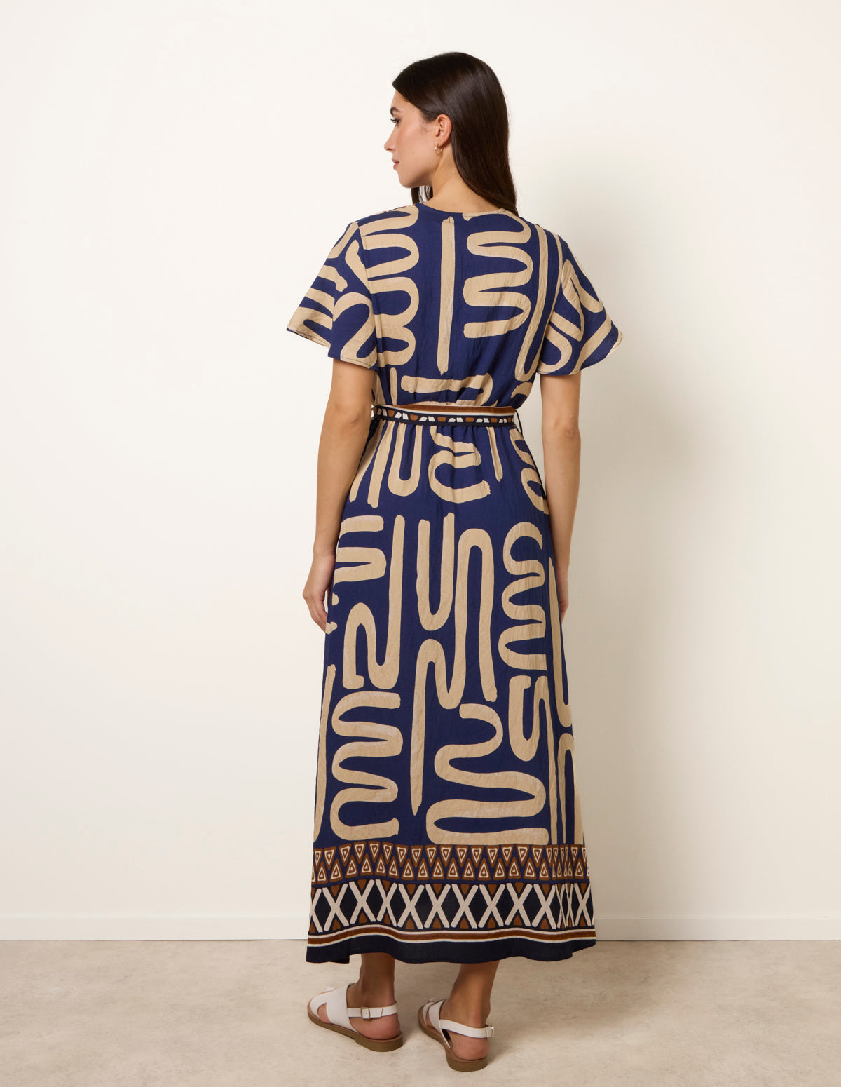 Dress With Abstract Print