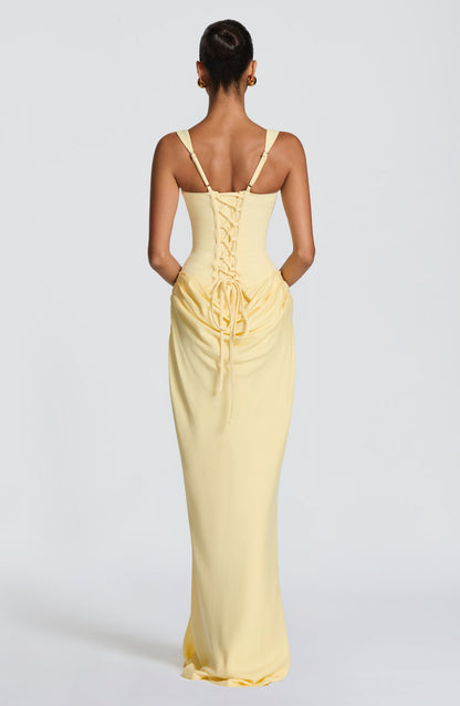 Cornelia Maxi Dress - Lemon