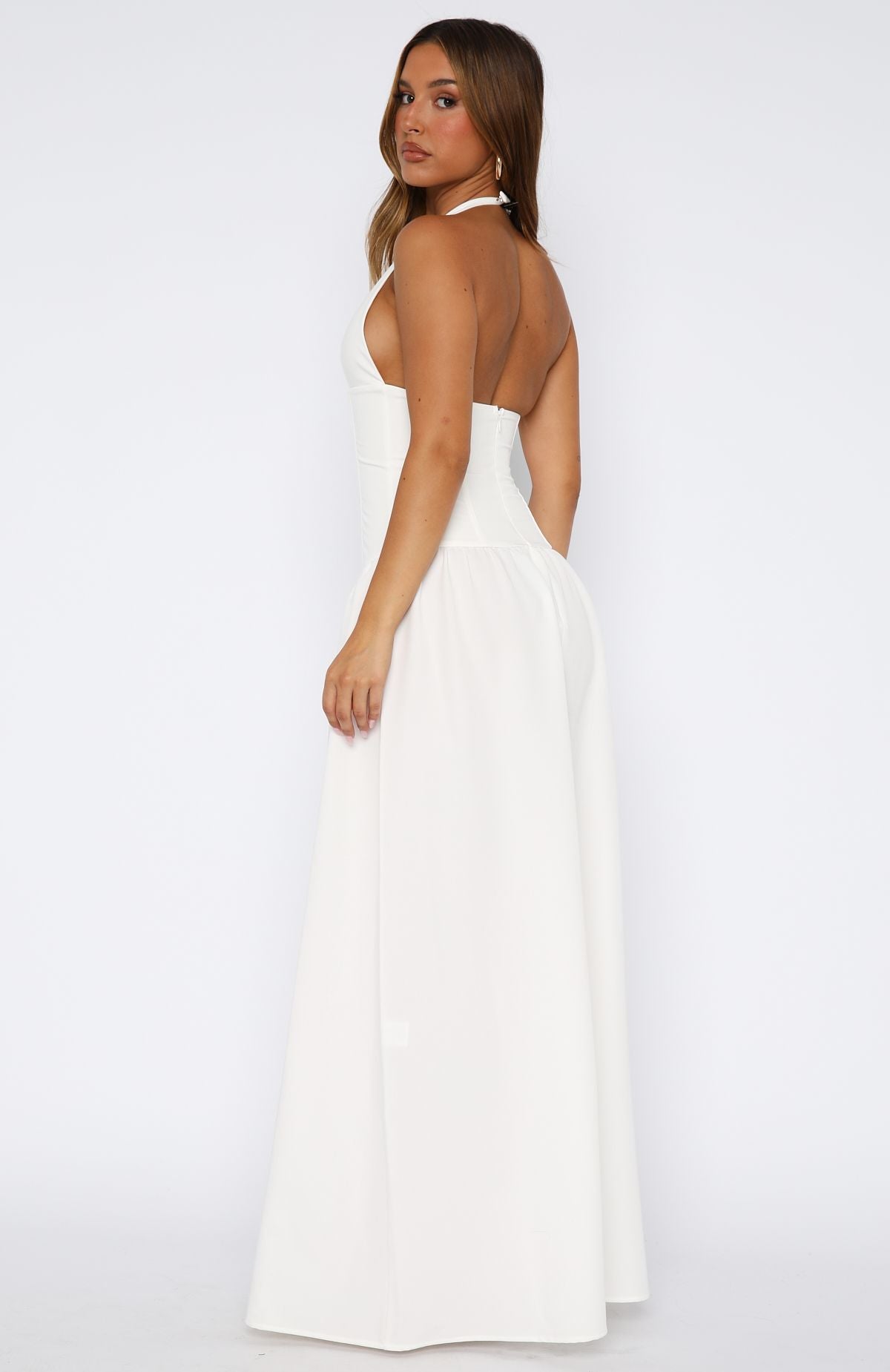 Say You Love Maxi Dress White