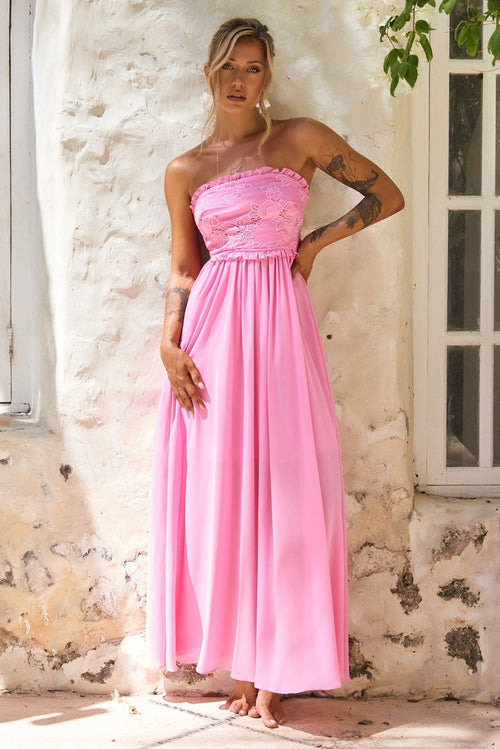 Jules Maxi Dress - Pink