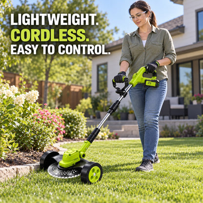 🔥 Summer Sale – 21V Cordless 3-in-1 Lawn Mower | Mower, Trimmer & Edger