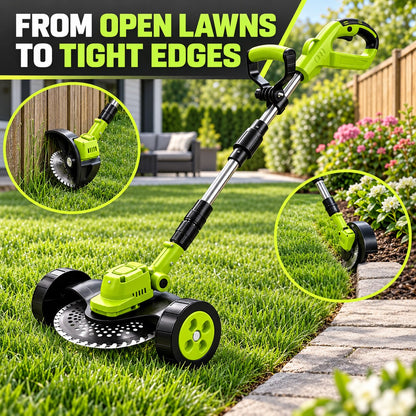 🔥 Summer Sale – 21V Cordless 3-in-1 Lawn Mower | Mower, Trimmer & Edger