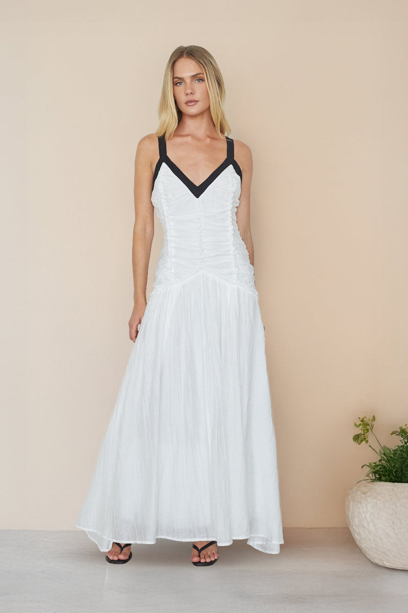 Oaklynn Contrast Maxi Dress