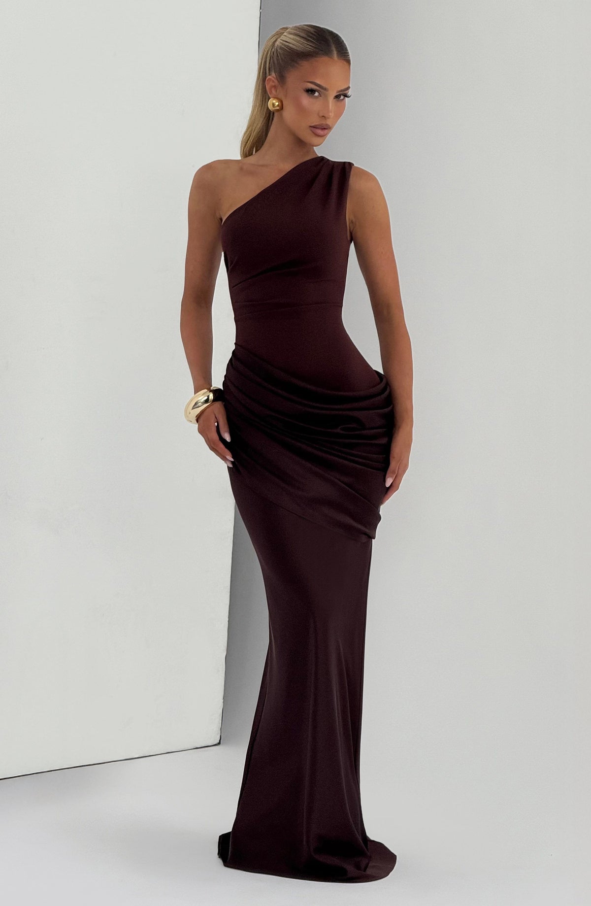 Sadona Maxi Dress - Plum Brown