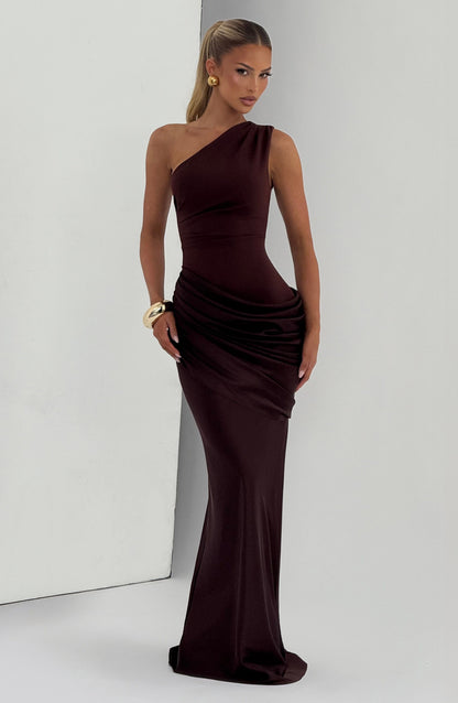 Sadona Maxi Dress - Plum Brown