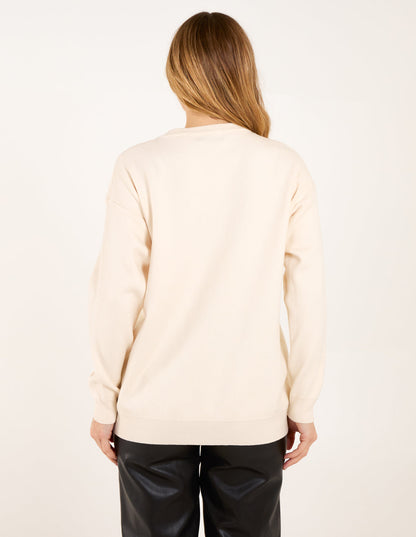 Flower Diamante Jumper