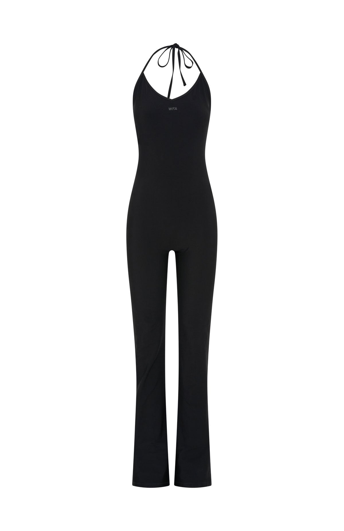 Kinetic Flare Jumpsuit Black