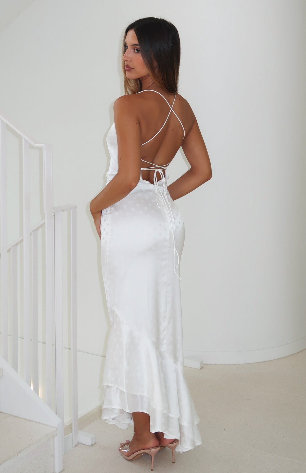 Starlit Skies Maxi Dress Off White